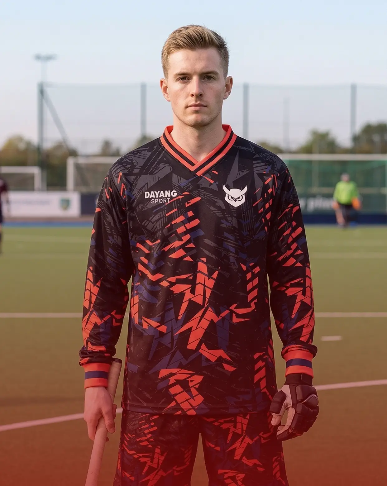 Camisetas de hockey personalizadas y sudaderas de paseo bordadas para clubes de hockey.